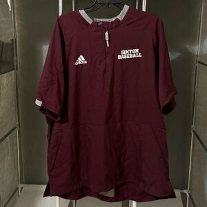 NEW WITH TAGS Sinton Adidas Baseball Men’s Icon Short Sleeve Cage Jacket